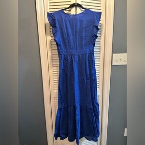 Cynthia Rowley Cobalt Blue Maxi Dress